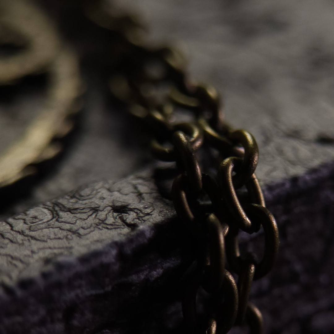 "The black dread" - Dragon's skull necklace