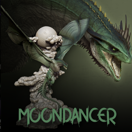 "The Moondancer" - Dragon's figurine