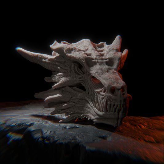 "La Furia de Bronce" -Figura grulla de dragón