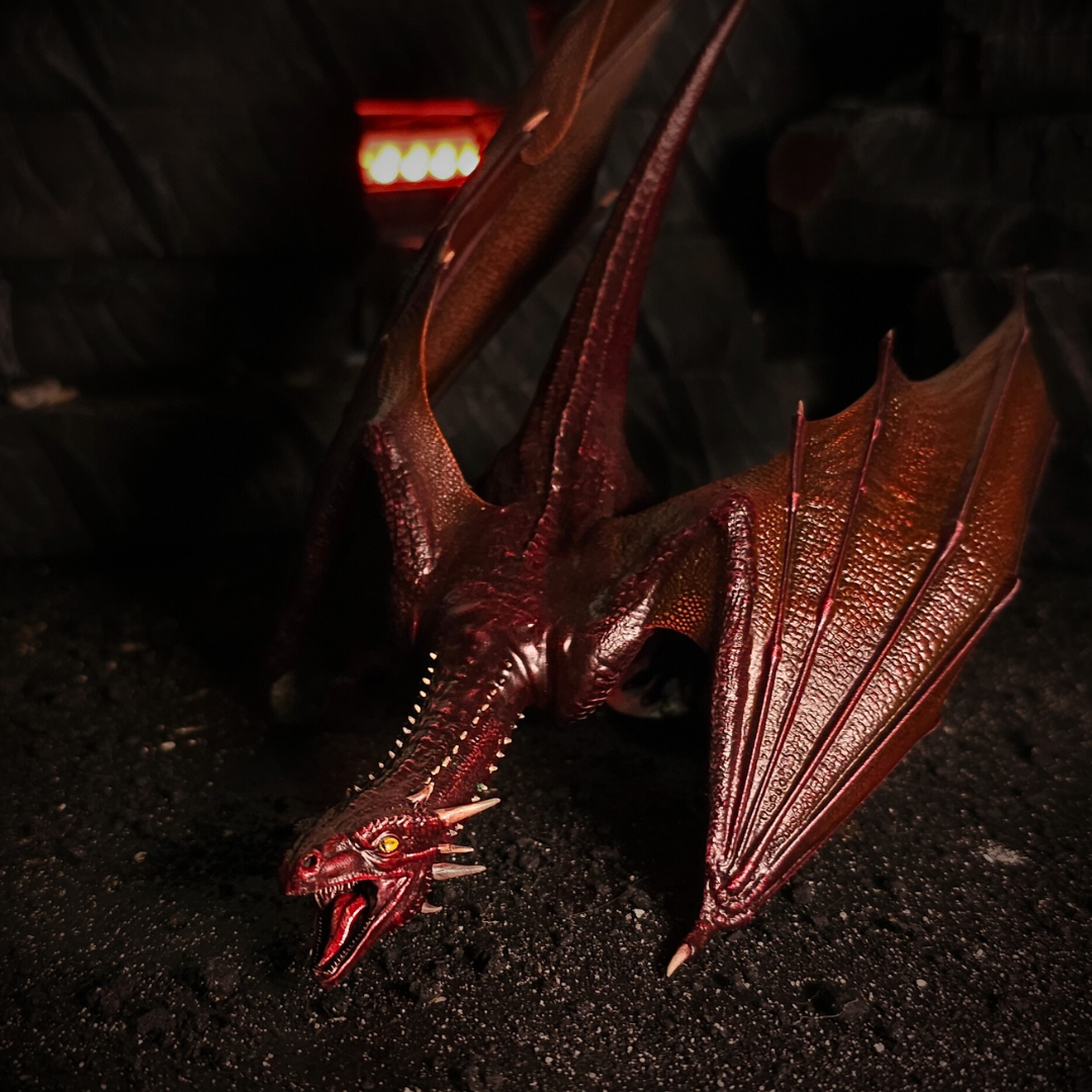 Bébé "Red Queen" - Figurine bébé dragon